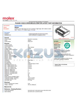 501912-3390 datasheet - 0.30mm (.012