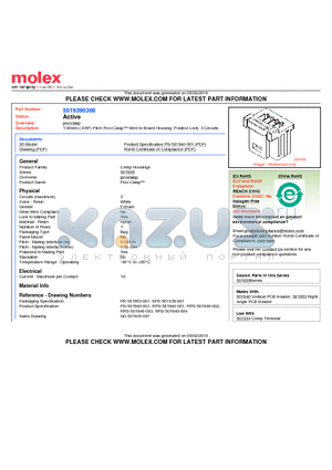 5019390300 datasheet - 1.00mm (.039