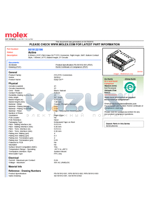 501912-2190 datasheet - 0.30mm (.012