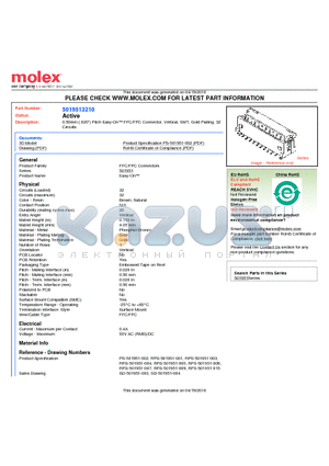 501951-3210 datasheet - 0.50mm (.020