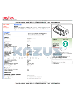 5020786160 datasheet - 0.25mm (.010