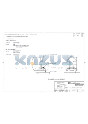 26217 datasheet - 84 & 88 SERIES HARDWARE KIT (ROHS)