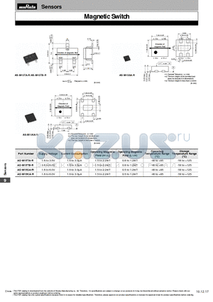 AS-M15SA-R datasheet - Magnetic Switch