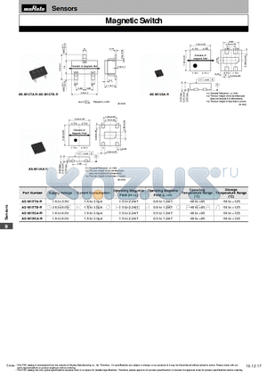 AS-M15TA-R datasheet - Magnetic Switch