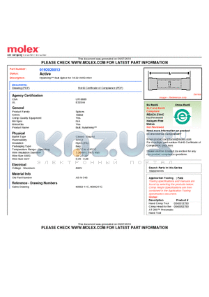 AS-N-345 datasheet - Nylakrimp Butt Splice for 18-22 AWG Wire