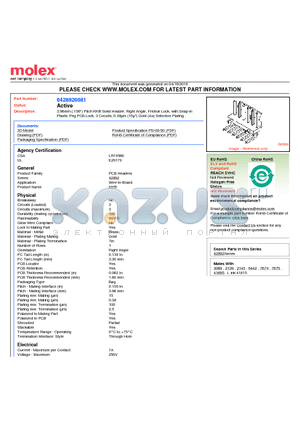 A-42892-0081 datasheet - 3.96mm (.156