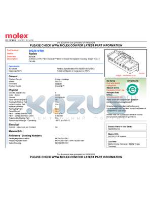 502351-0400 datasheet - 2.00mm (.079