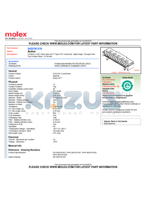 502378-1310 datasheet - 2.54mm (.100