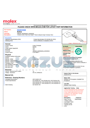 5023810000 datasheet - 1.25mm (.049