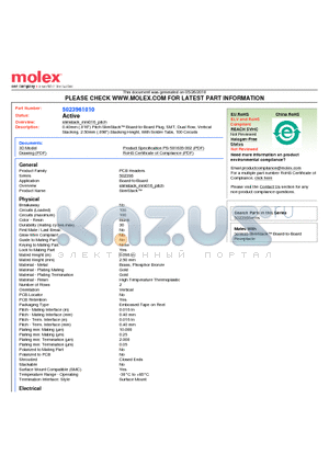 5023961010 datasheet - 0.40mm (.016