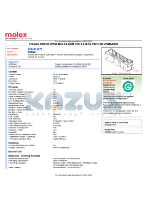 5024431270 datasheet - 2.00mm (.079