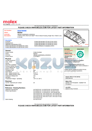 502578-0900 datasheet - 1.50mm (.059