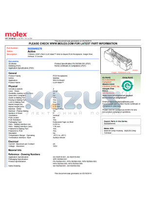 5025840270 datasheet - 1.50mm (.059