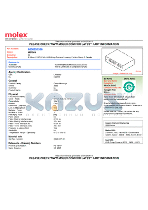 2695-3RP-BK datasheet - 2.54mm (.100