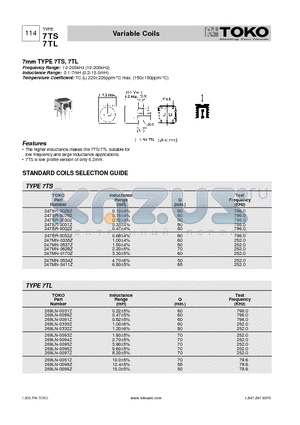 269LN-0332Z datasheet - Variable Coils