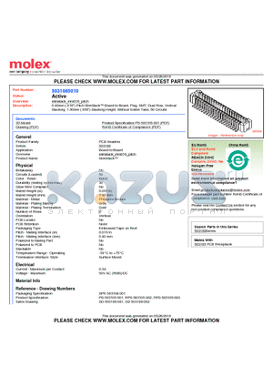 5031085010 datasheet - 0.40mm (.016