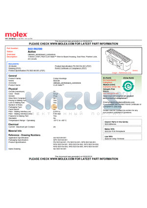 5031492400 datasheet - 1.50mm (.059