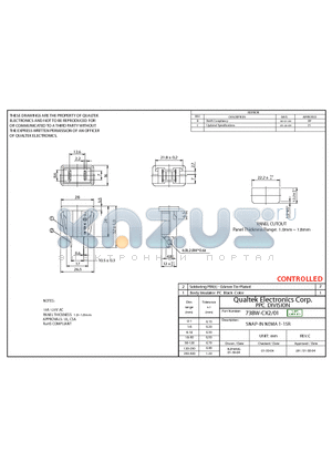 738W-CX2-01 datasheet - SNAP-IN NEMA 1-15R