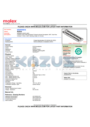 5033044010 datasheet - 0.40mm (.016