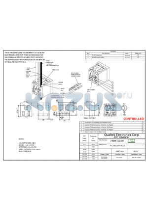 739W-X2-04 datasheet - AC RECEPTACLE