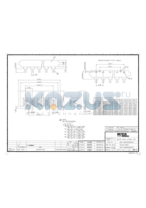 505110MR002XX00XX datasheet - BATTERY CONN SPRING TYPE