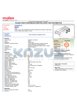 74026-6110 datasheet - 2.00mm (.079