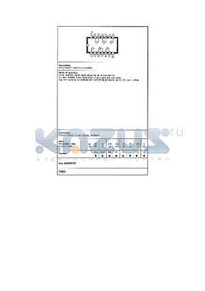 7404 datasheet - Package contains six inverters