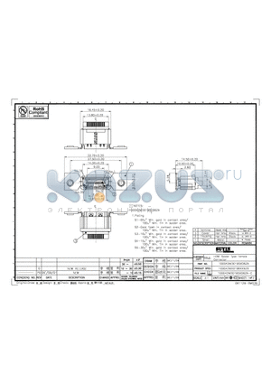 100042MD019SX06ZA datasheet - HDMI Solder Type Female Connector