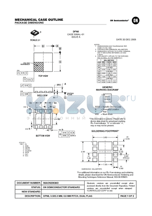 506AL datasheet - MECHANICAL CASE OUTLINE PACKAGE DIMENSIONS