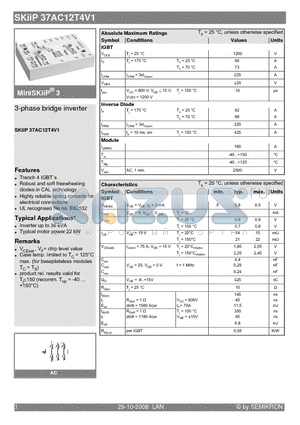 37AC12T4V1_08 datasheet - 3-phase bridge inverter