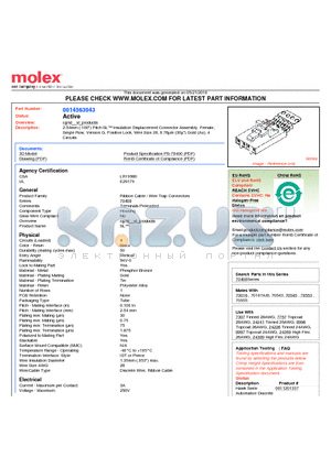 A-70400-1543 datasheet - 2.54mm (.100