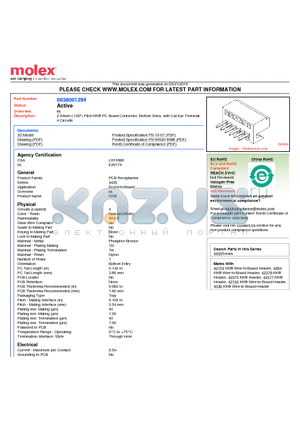 38-00-1394 datasheet - 2.54mm (.100