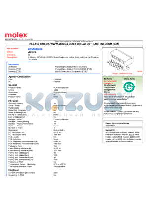 38-00-1408 datasheet - 2.54mm (.100