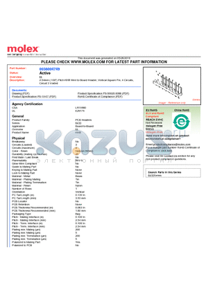 38-00-4749 datasheet - 2.54mm (.100