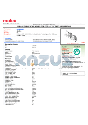 38-00-5371 datasheet - 2.54mm (.100