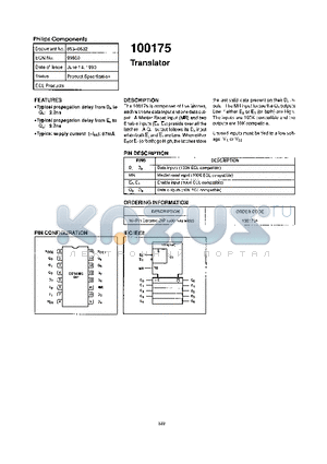 100175F datasheet - Translator