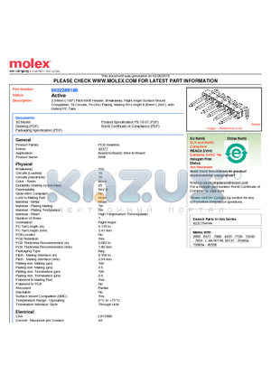 0022289180 datasheet - 2.54mm (.100