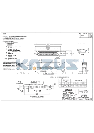 27420 datasheet - RECEPTACLE C TEL SHIELD 085 x 160 GRID