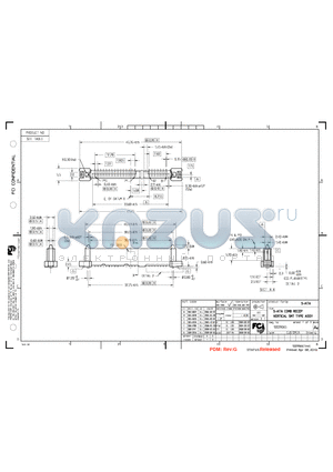 10029065 datasheet - S-ATA COMB RECEP VERTICAL SMT TYPE ASSY