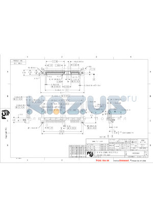 10029364-002LF datasheet - S-ATA COMB RECEPTCLE R/A SMT TYPE ASSY