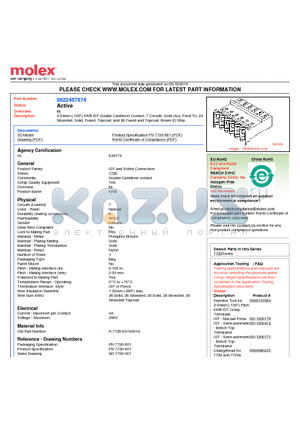 0022457074 datasheet - 2.54mm (.100