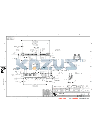 10031193 datasheet - SAS PLUG VERTICAL SMT ASSY