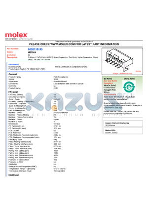 0026116145 datasheet - 3.96mm (.156