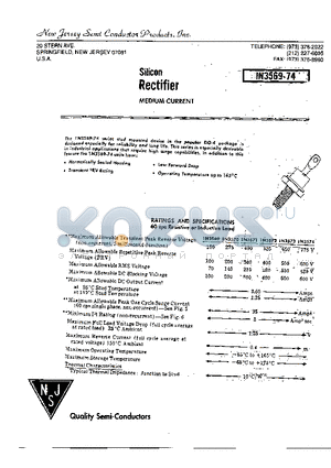 1N3569 datasheet - Silicon Rectifier