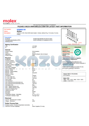 0026602150 datasheet - 3.96mm (.156