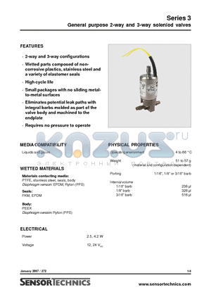 003-0141-900 datasheet - General purpose 2-way and 3-way soleniod valves