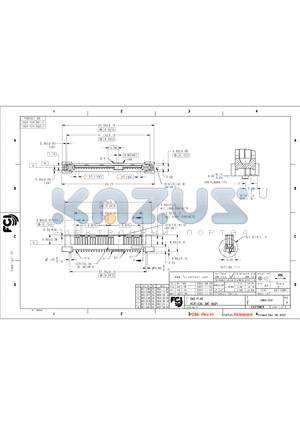 10041724 datasheet - SAS PLUG VERTICAL SMT ASSY