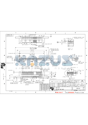 10045105-001LF datasheet - SAS PLUG VERTICAL SMT ASSY