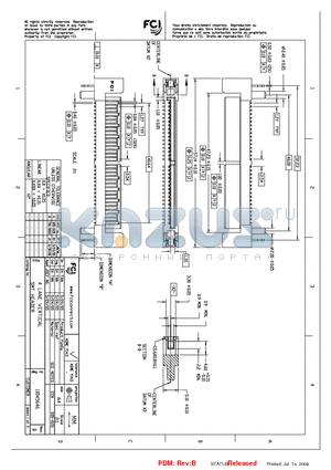 10045646-002LF datasheet - 4 LANE VERTICAL SMT HEADER