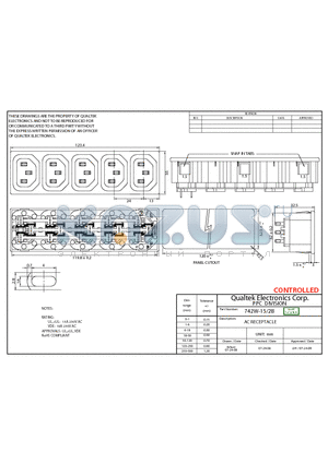 742W1528 datasheet - AC RECEPTACLE